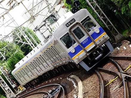 南海6200系 ・ VVVF改造車 (北野田駅から)