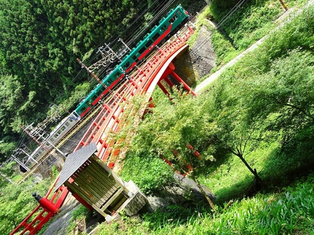 南海2000系+2200系天空(極楽橋駅付近)