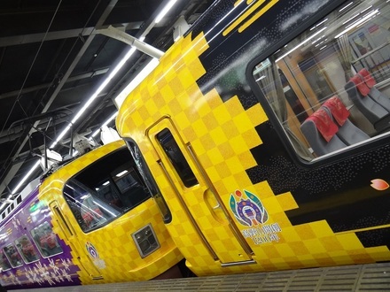 南海30000系紫こうや+31000系黒こうや (なんば駅 ・ 運用は特急りんかん)