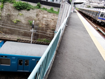 JR西日本103系体質改善車 & 南海6000系 (南海:三国ヶ丘駅)