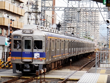 南海6300系 (三国ヶ丘駅から)