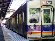南海6200系50番台 (美加の台駅)