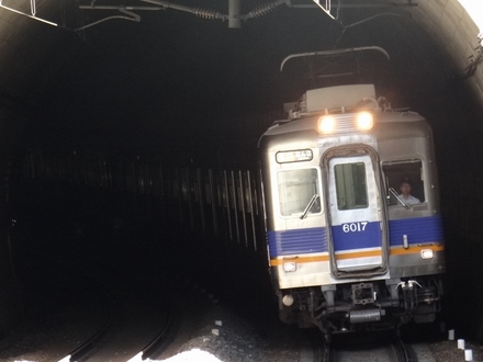 南海6000系 (美加の台駅から)