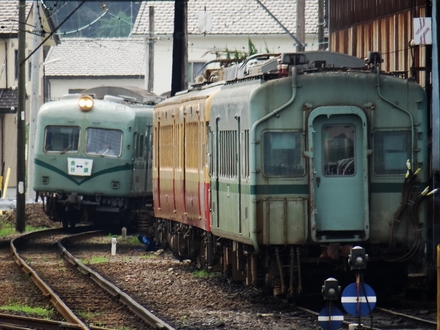元・南海21000系×2 & 元・京阪3000系 (新金谷駅から)