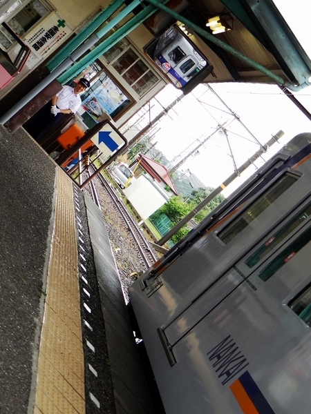7100系ワンマン改造車 (八幡前駅)