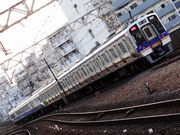 南海12000系+8000系サザン (新今宮駅から)