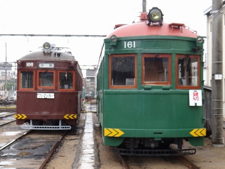 阪堺電軌モ161形 ・ 復刻塗装車×2