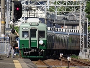 南海7000系+7000系・旧塗装車 (箱作駅から)