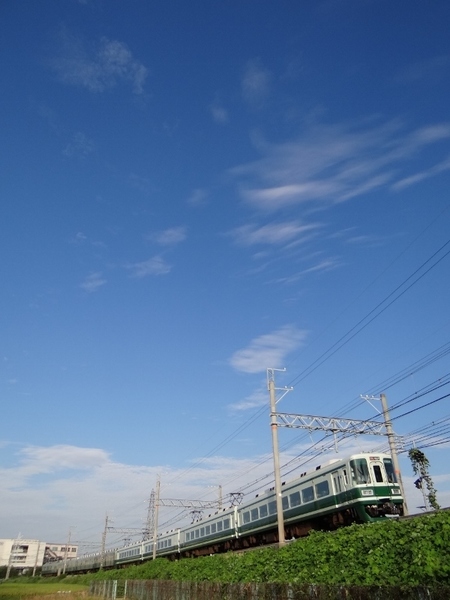 南海7000系+10000系サザン・旧塗装車 (樽井〜尾崎)
