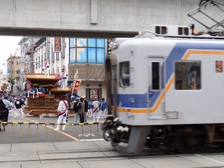 南海7100系 (高石駅付近)