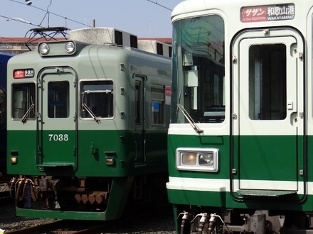 南海7000系 ・ 旧塗装車 & 10000系 ・ 旧塗装車 (南海電車まつり2015)