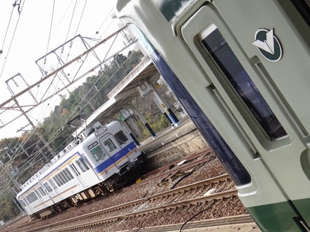 南海2200系 & 10000系サザン・旧塗装車 (みさき公園駅)