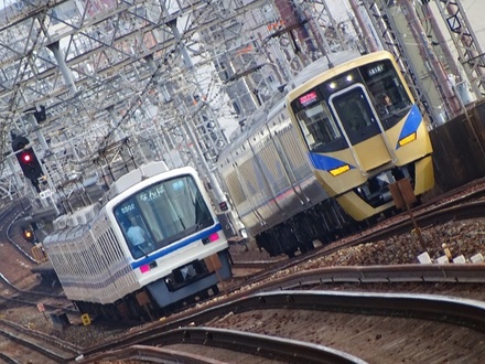 泉北高速5000系 & 12000系泉北ライナー (南海 ・ 天下茶屋駅から)
