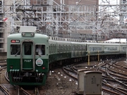 南海7000系+10000系サザン・旧塗装車 (なんば駅から)