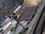 南海30000系こうや (高野下4号踏切から)