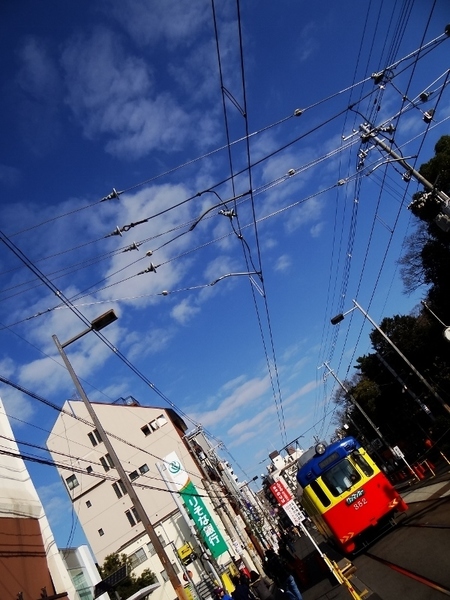 阪堺電軌モ351形 (住吉鳥居前駅付近)