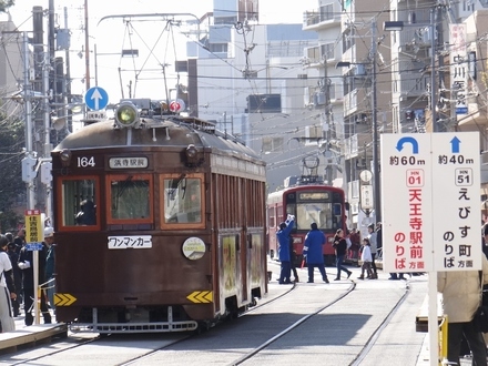 阪堺電軌モ161形 & モ701形 (住吉鳥居前駅)