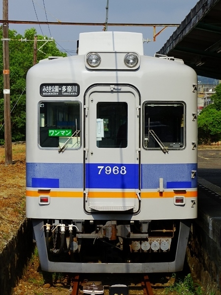 南海7100系ワンマン改造車 (多奈川駅)