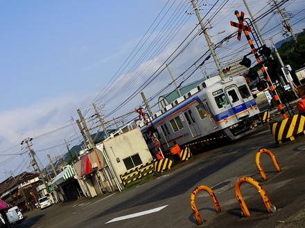 南海7100系ワンマン改造車 (深日港駅付近)