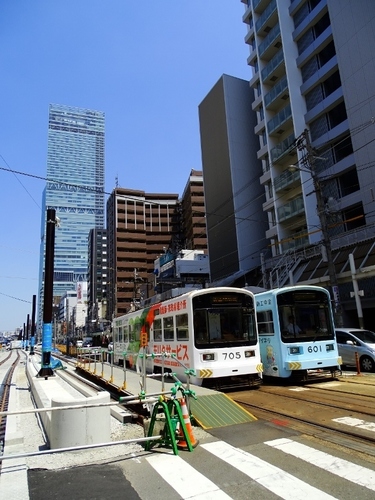 阪堺電軌モ701形 & モ601形 (阿倍野駅)