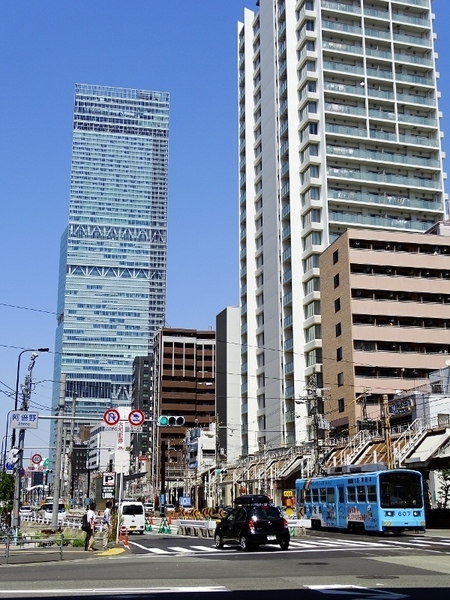 阪堺電軌モ601形 (阿倍野駅付近)