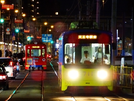 阪堺電軌モ501形 & モ701形 (天王寺駅前駅から)