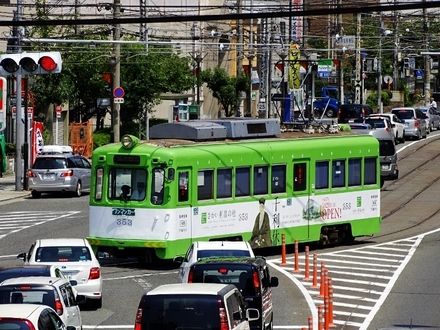 阪堺電軌モ351形 (松虫〜阿倍野)